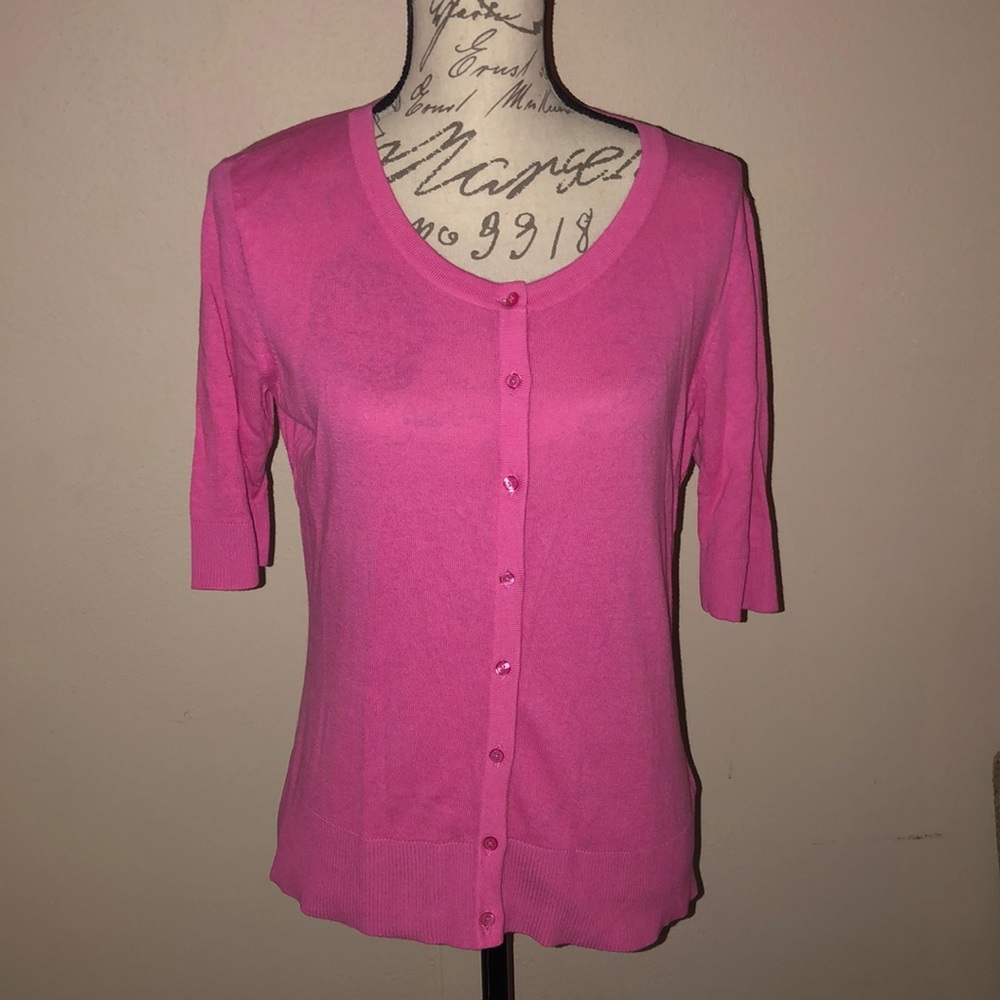 Merona Short Sleeve Button Up Cardigan